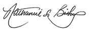 Nathaniel L Bishop signature
