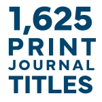 1,625 print journal titles