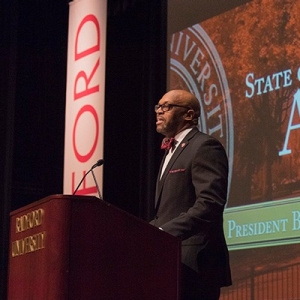 President Hemphill gives the inaugural State of the University Address