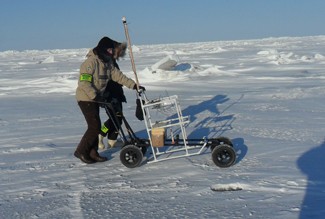 students doing research in Barrow, Alaska