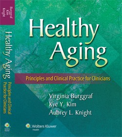Cover of RU's Virginia Burggraf's soon-to-be-published geriatric nursing textbook