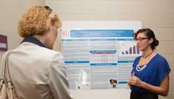 Research posters presentations are also featured at the the Summer Research Symposium.