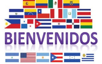 Bienvenidos (flags of hispanic countries