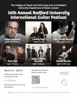 Radford University Guitar Festival