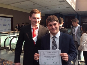 Aidan Chadduck and Brady Guertin also received the Outstanding Delegate Award.