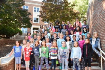 100 Girls of Code participants at Radford University