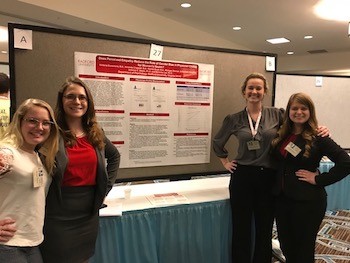 Psychology students at the SEPA Poster Session
