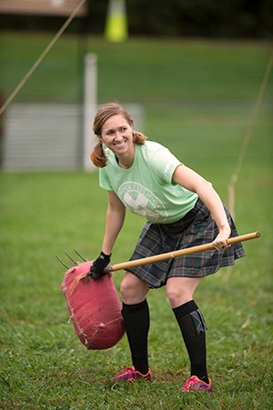 An athlete competes at the 2016 Raisbeck Memorial Games.