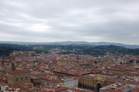 View on top the Duomo