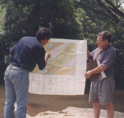 Dr. Tso, Carl, and a Geographical Map converge at the Big Otter River