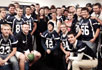 RU nutrition students with the Richlands HS football team