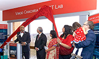 President Hemphill unveils the new Vinod Chachra IMPACT Lab