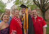 Members of the Grimes family at Spring Commencement