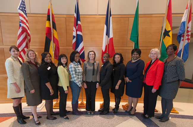 Group photo from the second annual diversity reception
