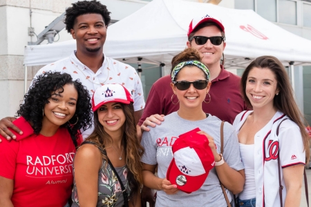 alumni at an event