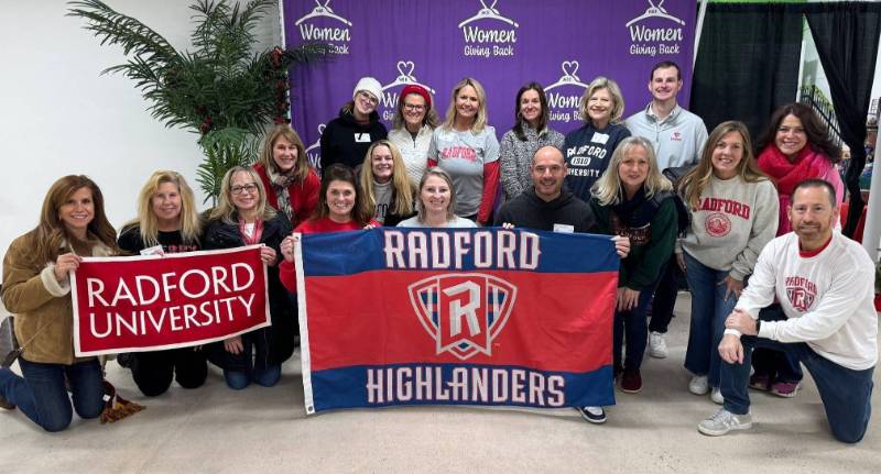 National Capital Region alumni at a community service event