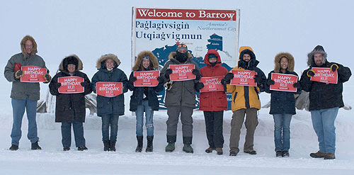 Greetings from Barrow, Alaska