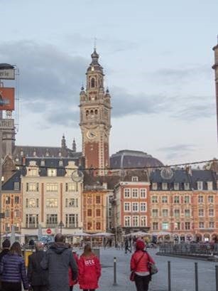 View of Lille city center