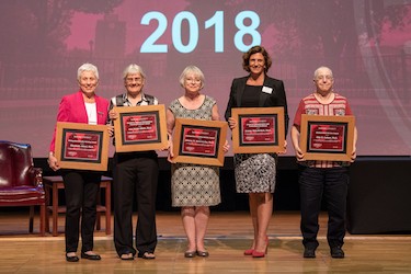 The annual Radford University Foundation Faculty Awards were presented during the fall 2018 convocation.
