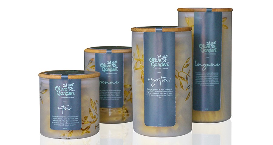 Olive Garden packaging example