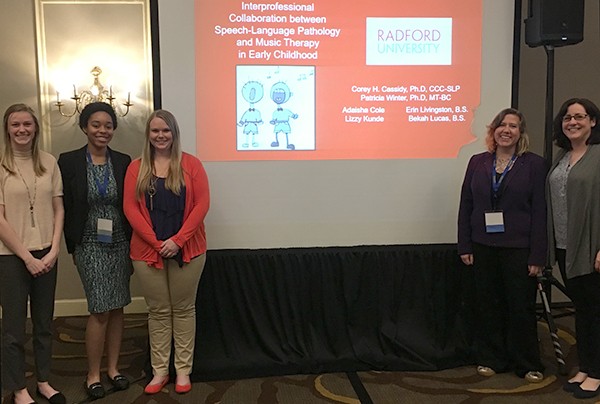 RU faculty, students from different colleges presented together at the Speech-Language-Hearing Association of Virginia Conference