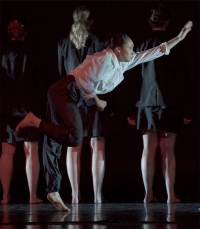 Brigitte Manga performs "The Condition of Disappearance," choreographed by Ji-Eun Lee.