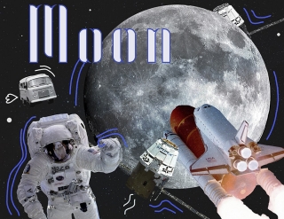 a postcard from the moon