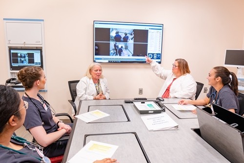 Radford University, Clinical Simulation Center, Waldron College of Health and Human Services at the  Roanoke Higher Education Center, Roanoke, VA. 