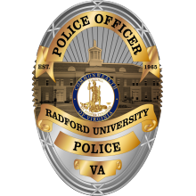 C-106360 Radford University Police Virginia Ann Badge AA (002)