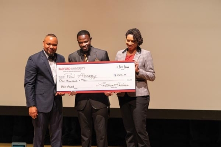 Paul Aboagye was awarded the Annual Martin Luther King Jr. Day of Service Award.
