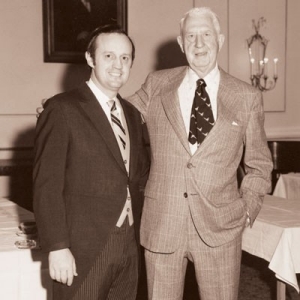 Newly inaugurated Lt. Governor John N. Dalton with his father, Judge Ted Dalton, on January 12, 1974. John Dalton became governor four years later.