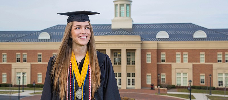 Courtney Ward is an undergraduate marketing major graduating this winter commencement