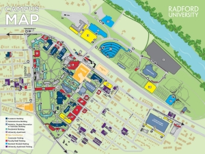 Radford University Map