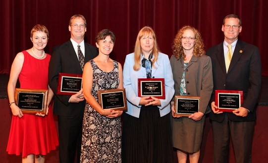 Faculty award winners.