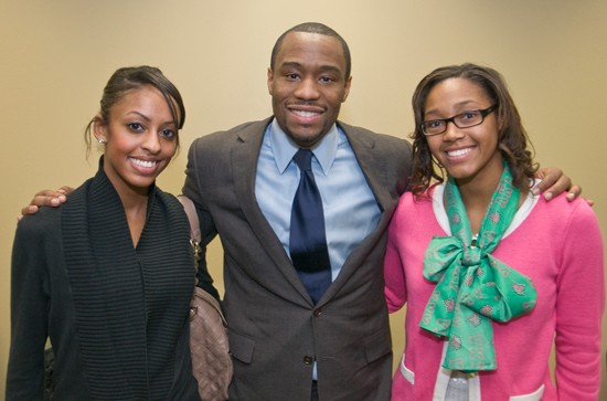 Mark Lamont Hill and RU Students