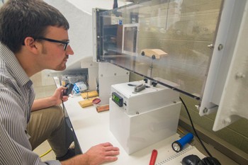 RU student researcher looks to use dimples on car bodies to improve aerodynamic flow