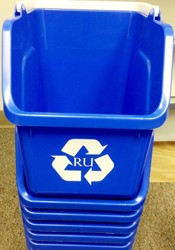 recyclilng bins for campus dorms