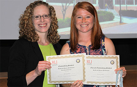 The College of Education and Human Development presented awards to many of its students during a ceremony May 5.