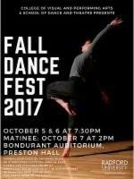 Fall Dance Fest 2017 poster