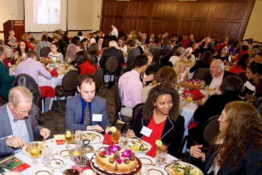 The Partners in Excellence Celebration luncheon, held April 6, 2018, in Kyle Hall, gave scholarship beneficiaries and benefactors the unique opportunity to meet one another