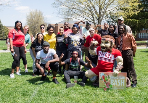 Radford University students, faculty and staff gathered together for the Spring Bash on Wednesday, April 18.