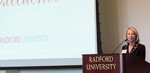 Nancy Artis ’73, chair of the Radford University Foundation Board of Directors, announced that the  Foundation paid out over $1.6 million to fund scholarships that helped more than 600 students in FY18. 