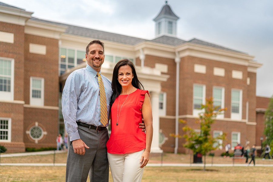 Cord Hall ’04, J.D., and his wife, Kourtney '01.