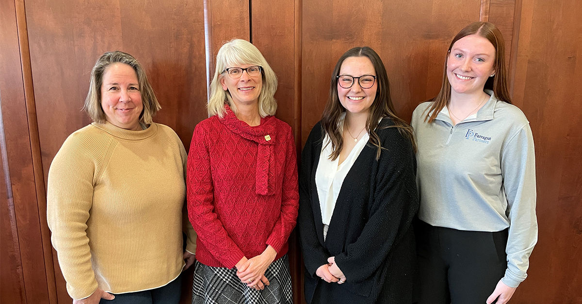 Left to Right: Dr. Paige Tan, Dr. Heather Keith, Becca Holcomb and Caroline Sapp gave presentations to the Radford University Board of Visitors about the Wicked Festival on Nov. 30, 2023 at Kyle Hall.