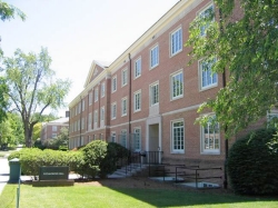 Learn more about Pocahontas Hall; Photograph of Pocahontas Hall exterior