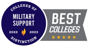 Colleges of Distinction, Military Support, 2022-2023