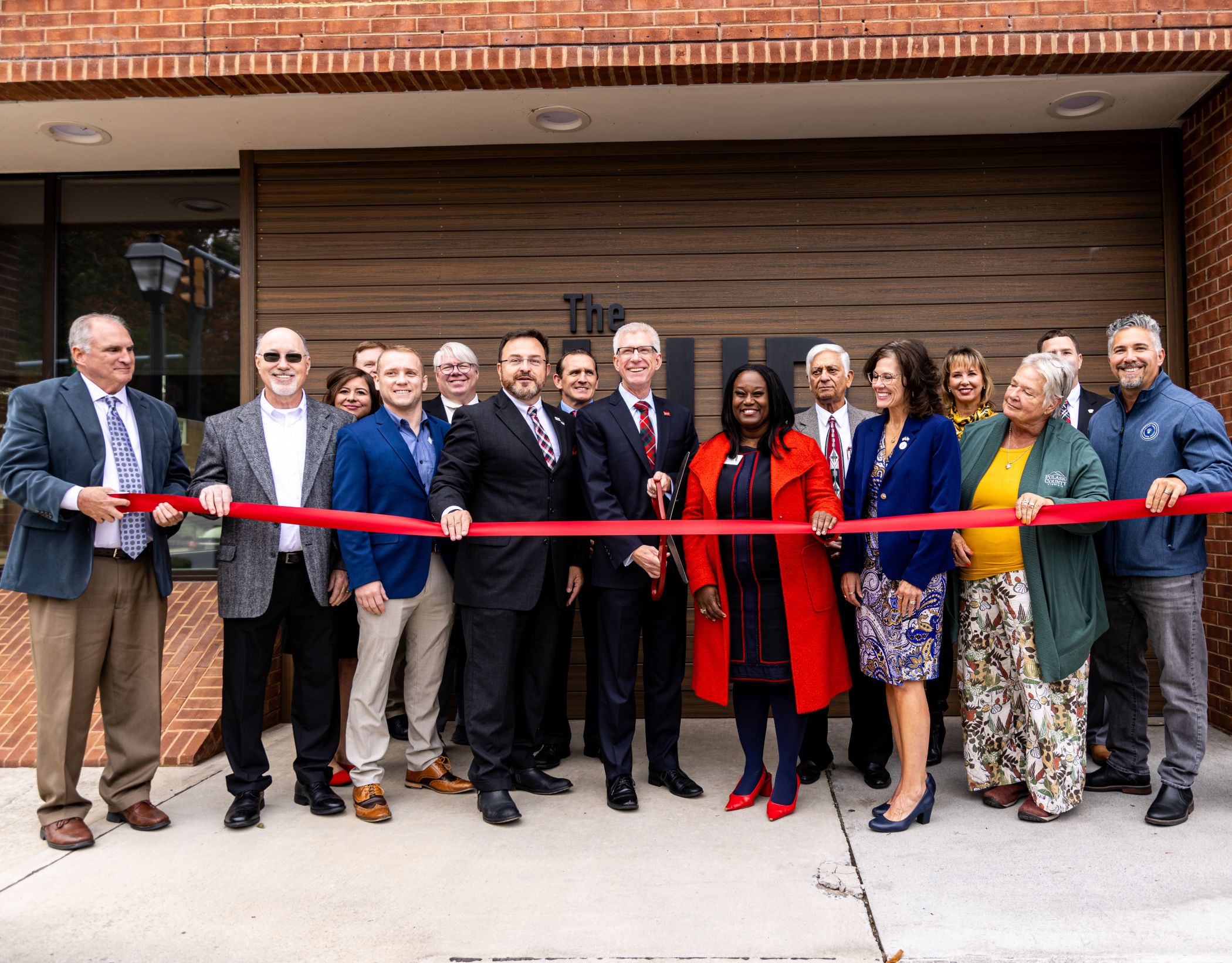 Ribbon Cutting at the HUB