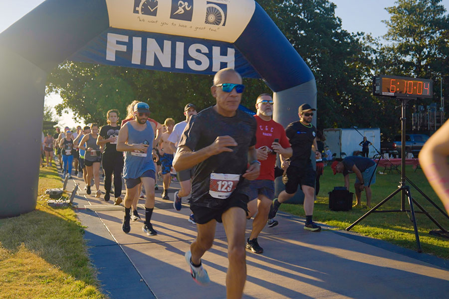 Runners at Tartan 5K