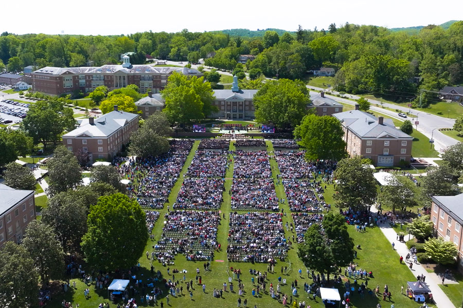 commencement drone 2025