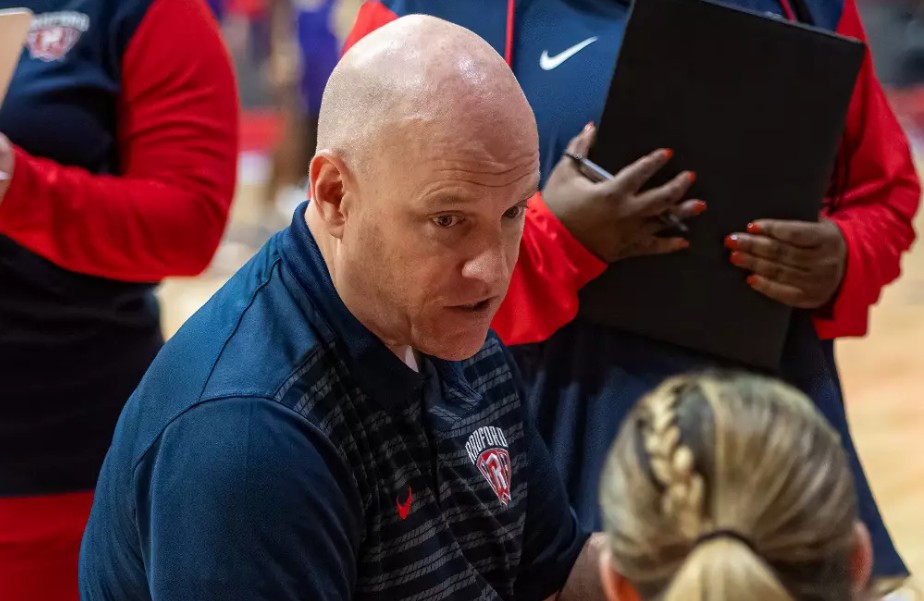 Radford women's basketball coach Mike McGuire